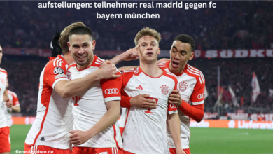 aufstellungen: teilnehmer: real madrid gegen fc bayern münchen