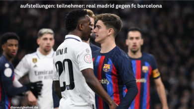 aufstellungen: teilnehmer: real madrid gegen fc barcelona