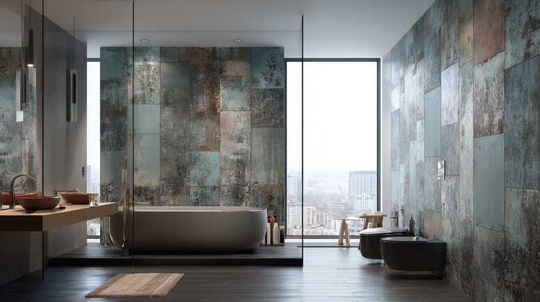 Fliesenbilder Keramik in modernen Innenräumen